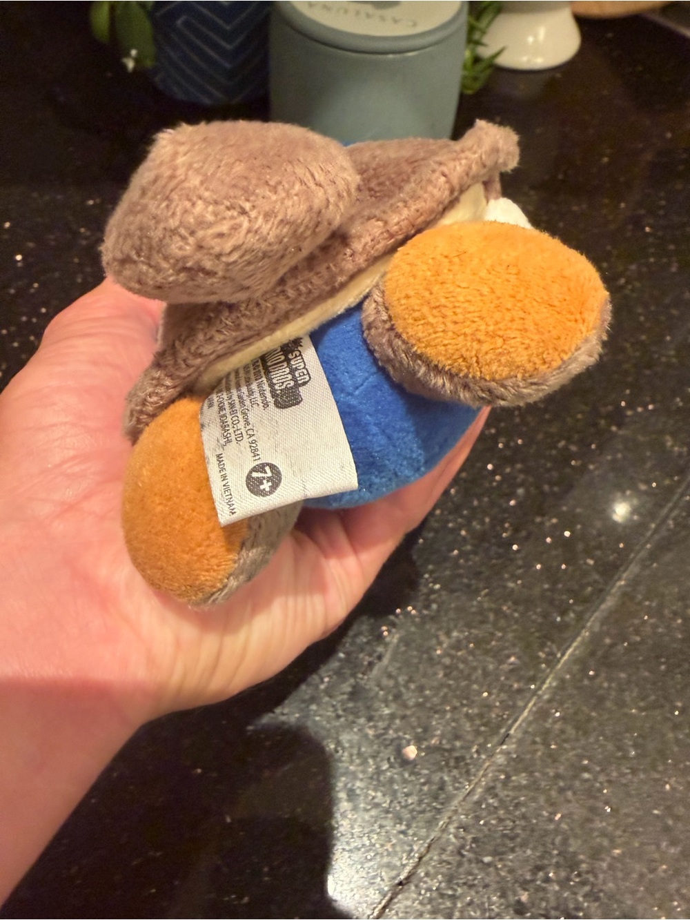 TOAD Flying Squirrel Suit 8" Plush Super Mario Bros. 2013 - Picture 6 of 7